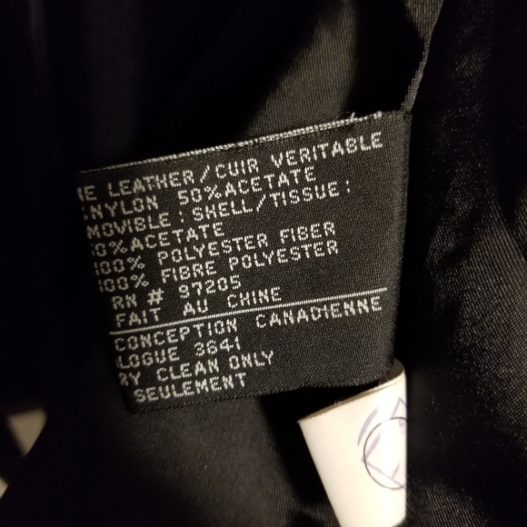 Danier 90s Vintage Leather Jacket  Ladies Size L - Picture 12 of 16